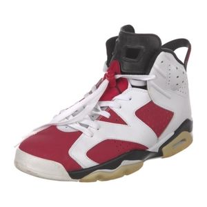 Jordan 6 Retro Carmine CDP High Top Sneakers - Excellent Condition-Size 13